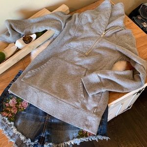 Vans glittery light heather gray sweatshirt